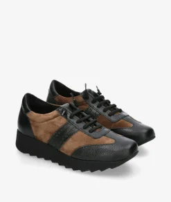 Deportivos pabloochoa.shoesGEO 20-BANDA PICADA en serraje taupe