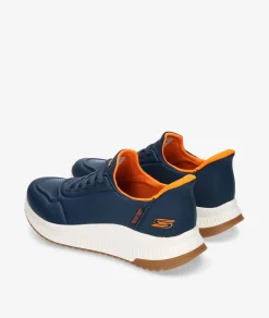 Deportivos Skechers 118424 en azul marino