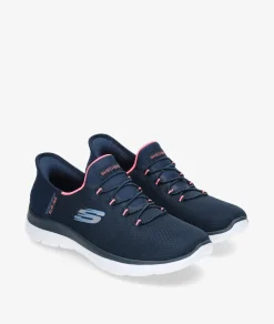 Deportivos Skechers 150123 en azul marino