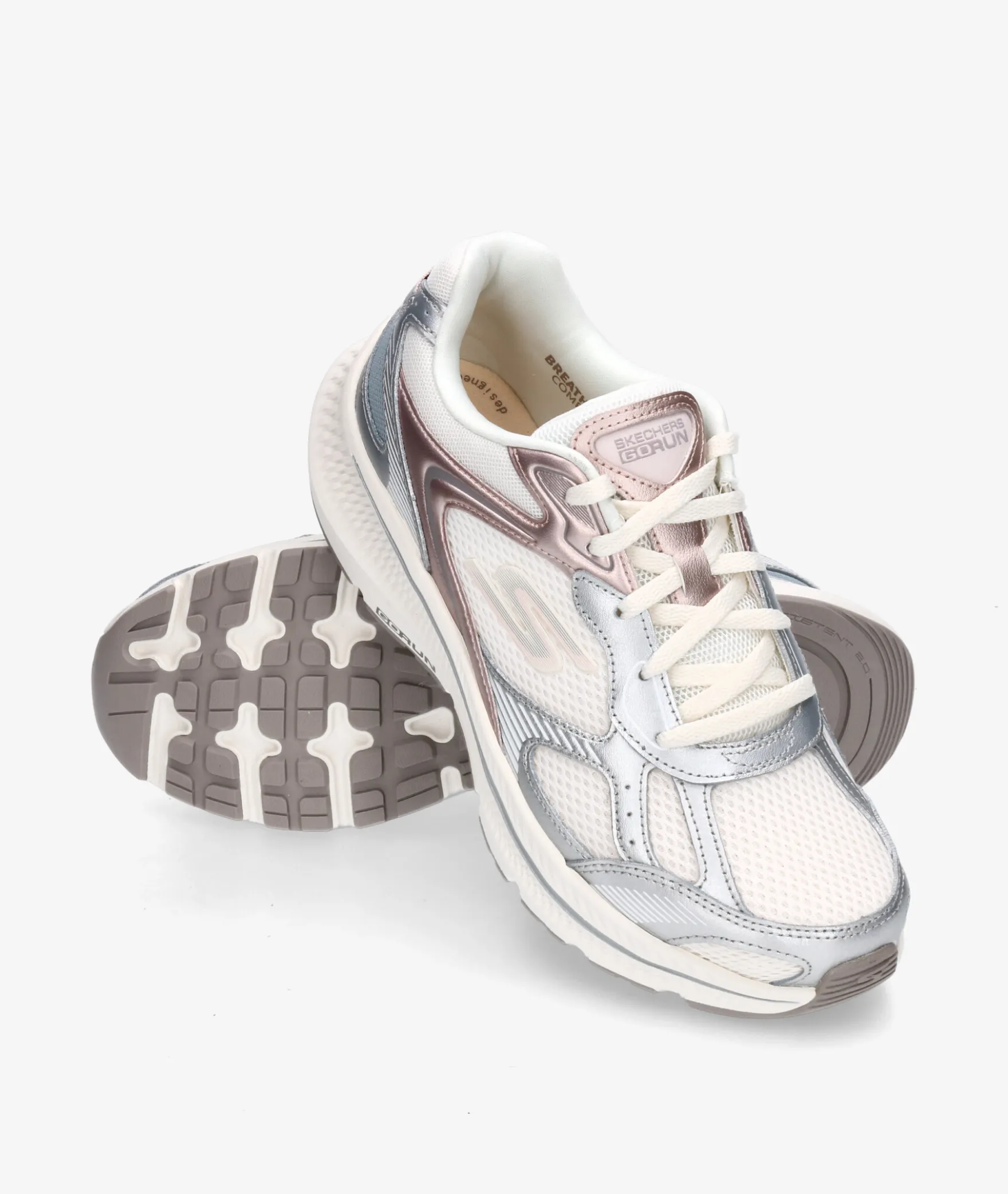 Deportivos Skechers 128633 en blanco