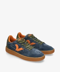 Deportivos Victoria8806111 en serraje azul