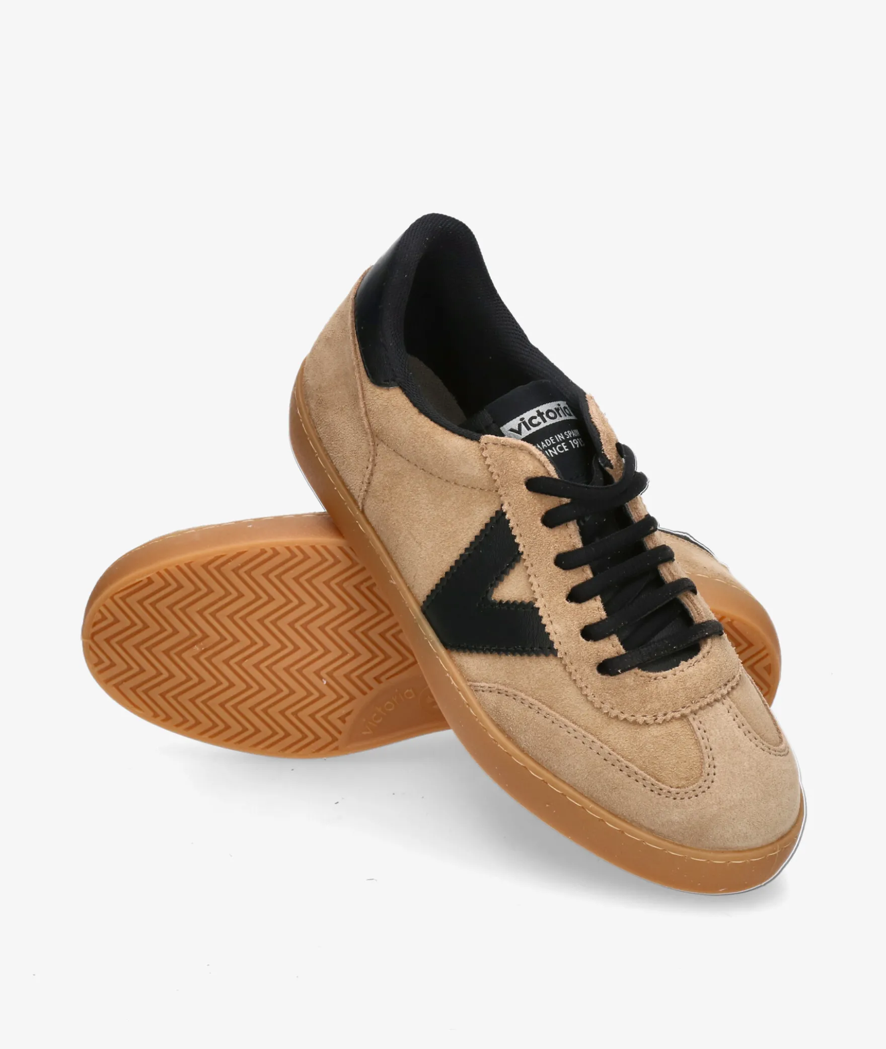 Deportivos Victoria1126219 en serraje taupe