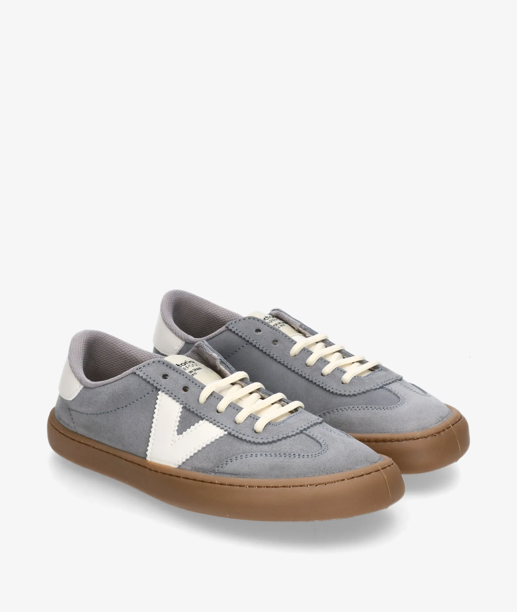 Deportivos Victoria OLMO BAREFOOT en serraje gris