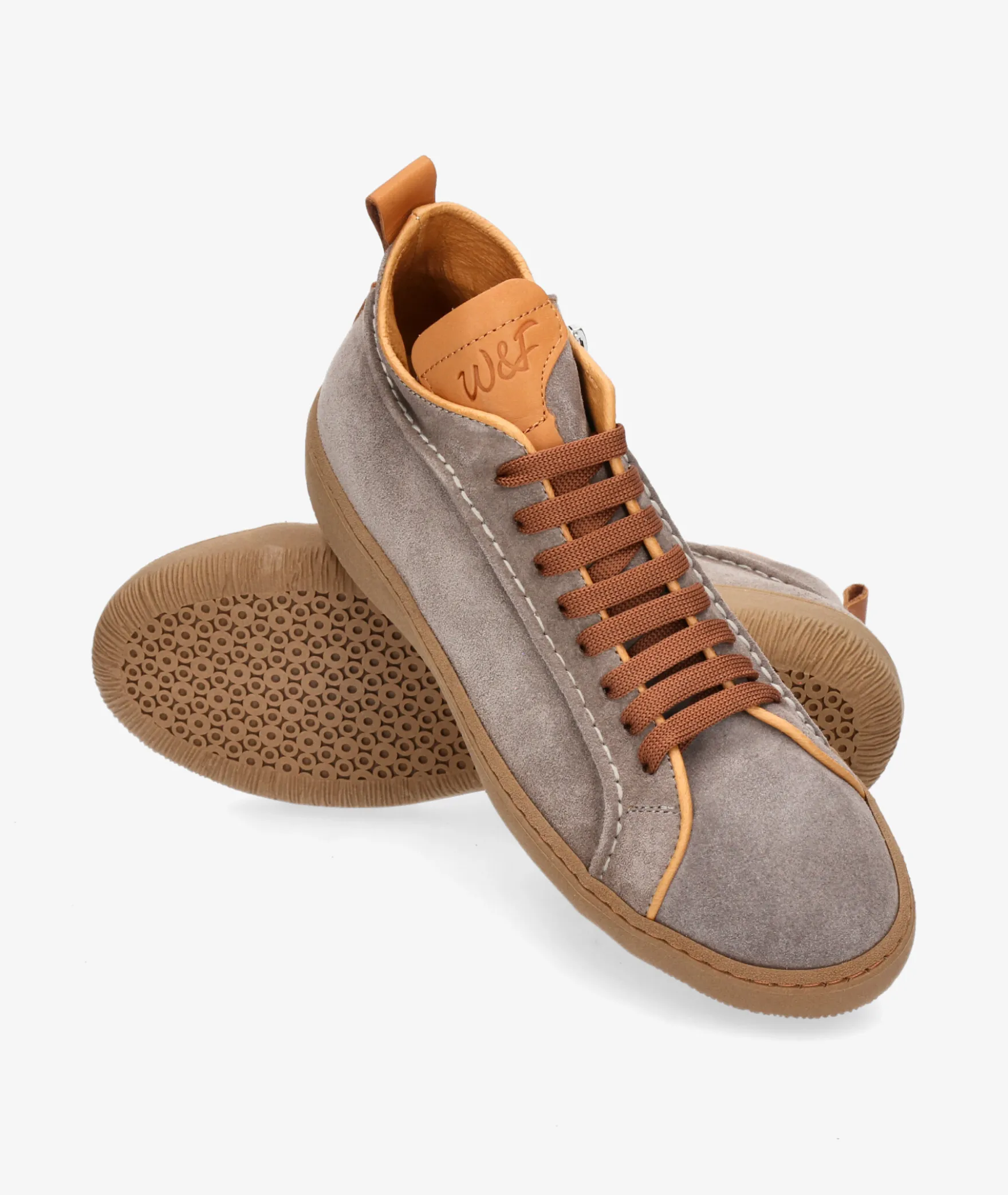 Deportivos Walk & FlyEST-03-104 en serraje taupe