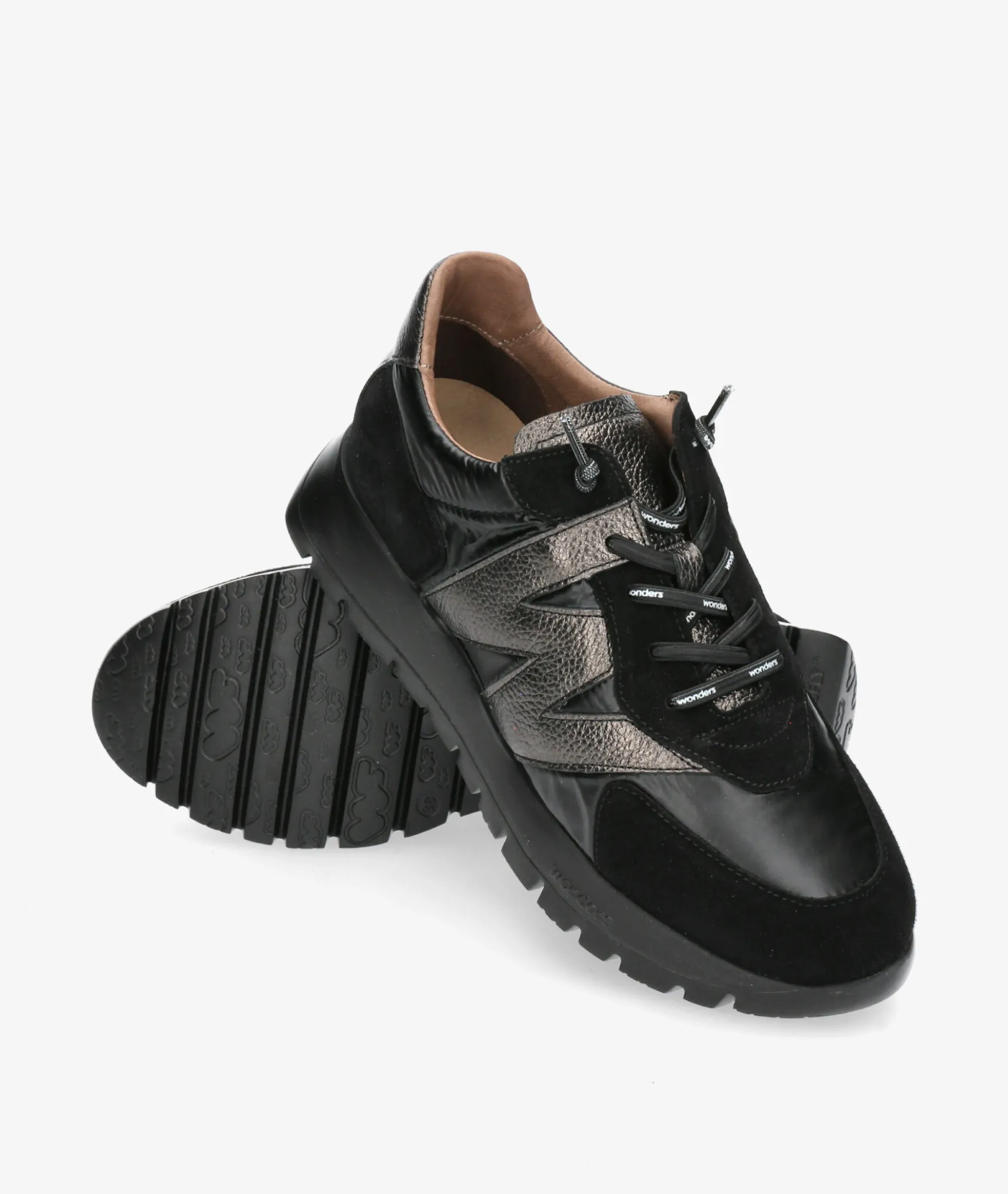 Deportivos WondersA-2464 en negro