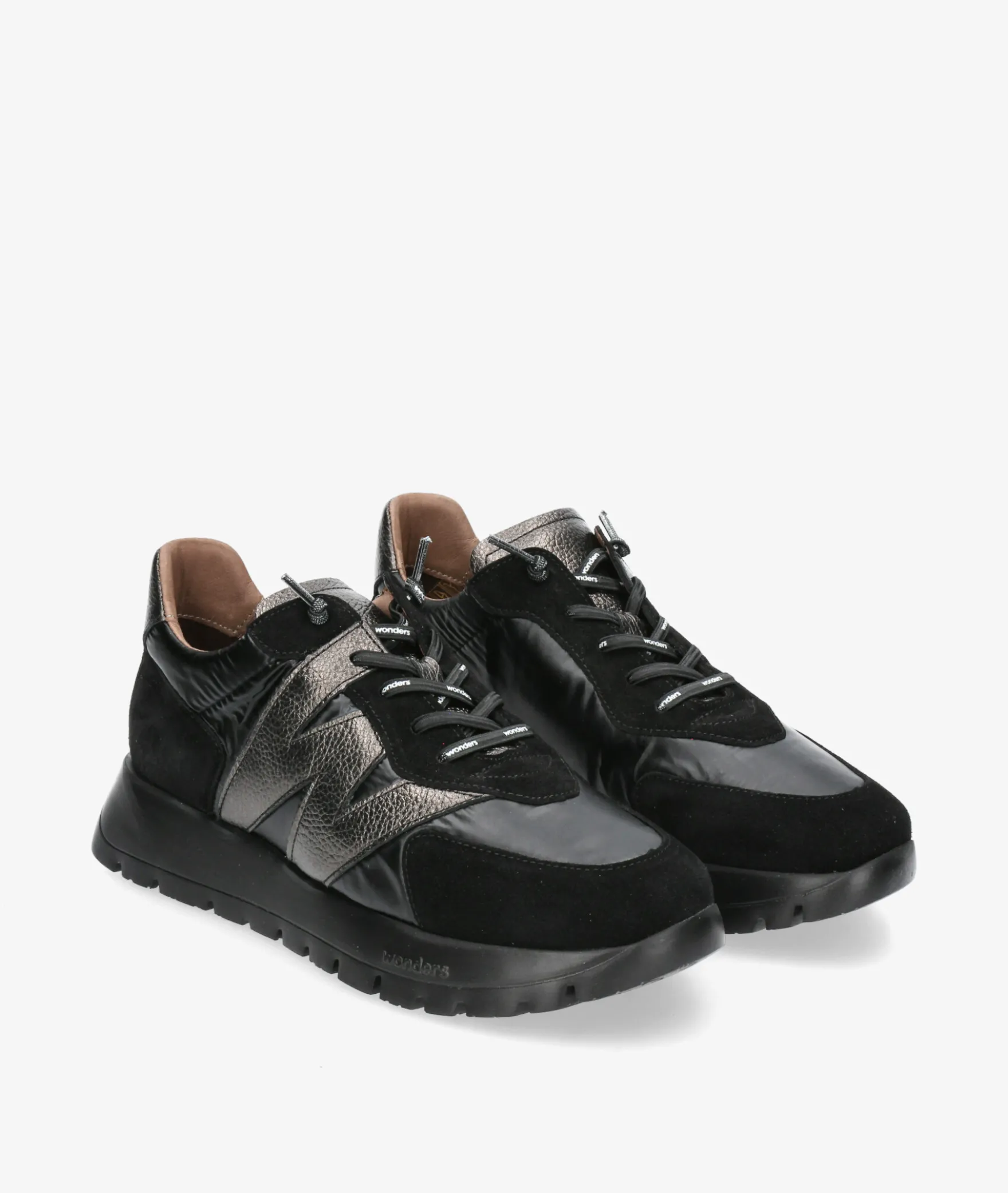 Deportivos WondersA-2464 en negro