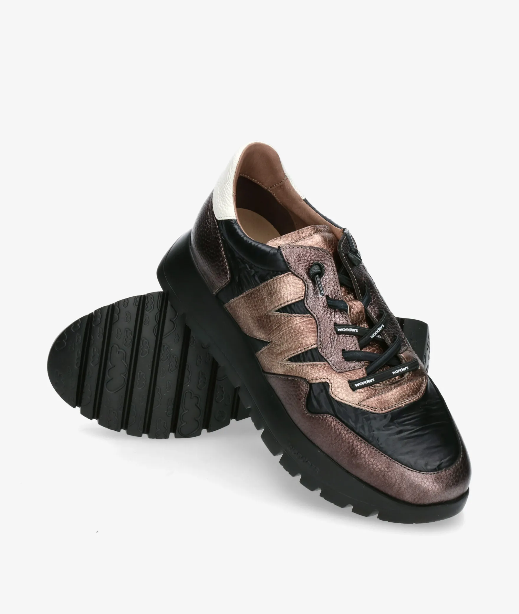 Deportivos WondersA-2491 en negro