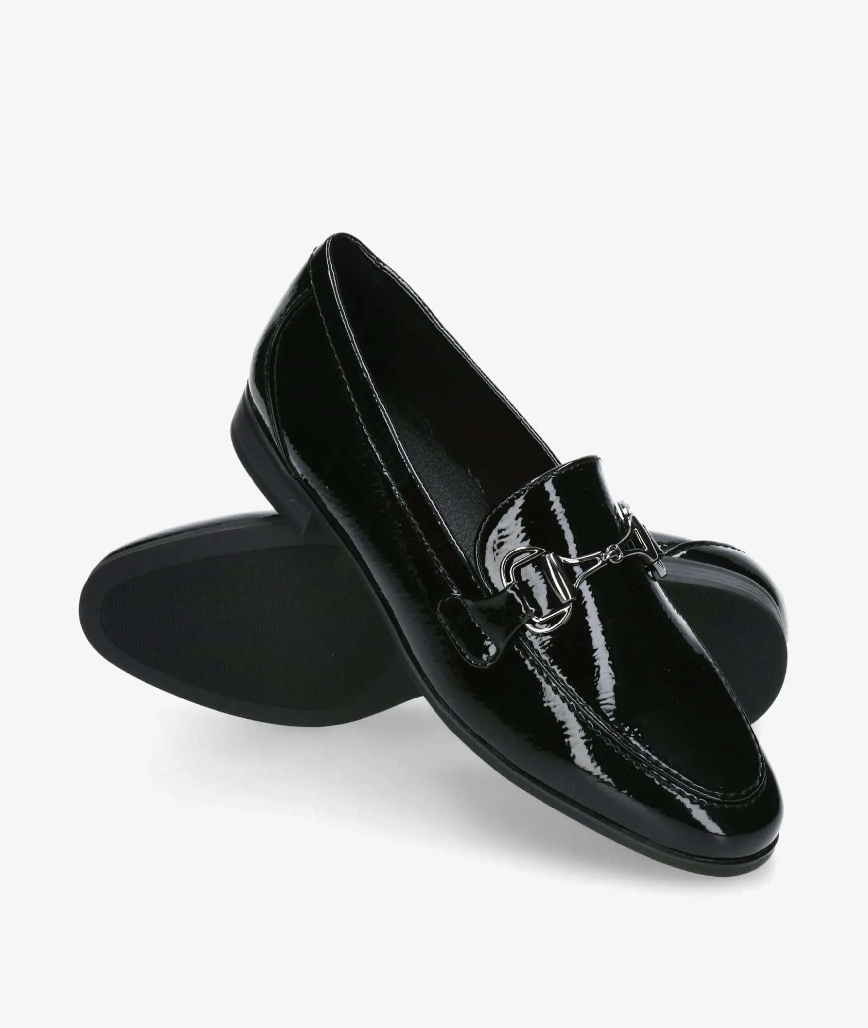 Mocasines MARCO TOZZI 2-24248-25 en charol negro