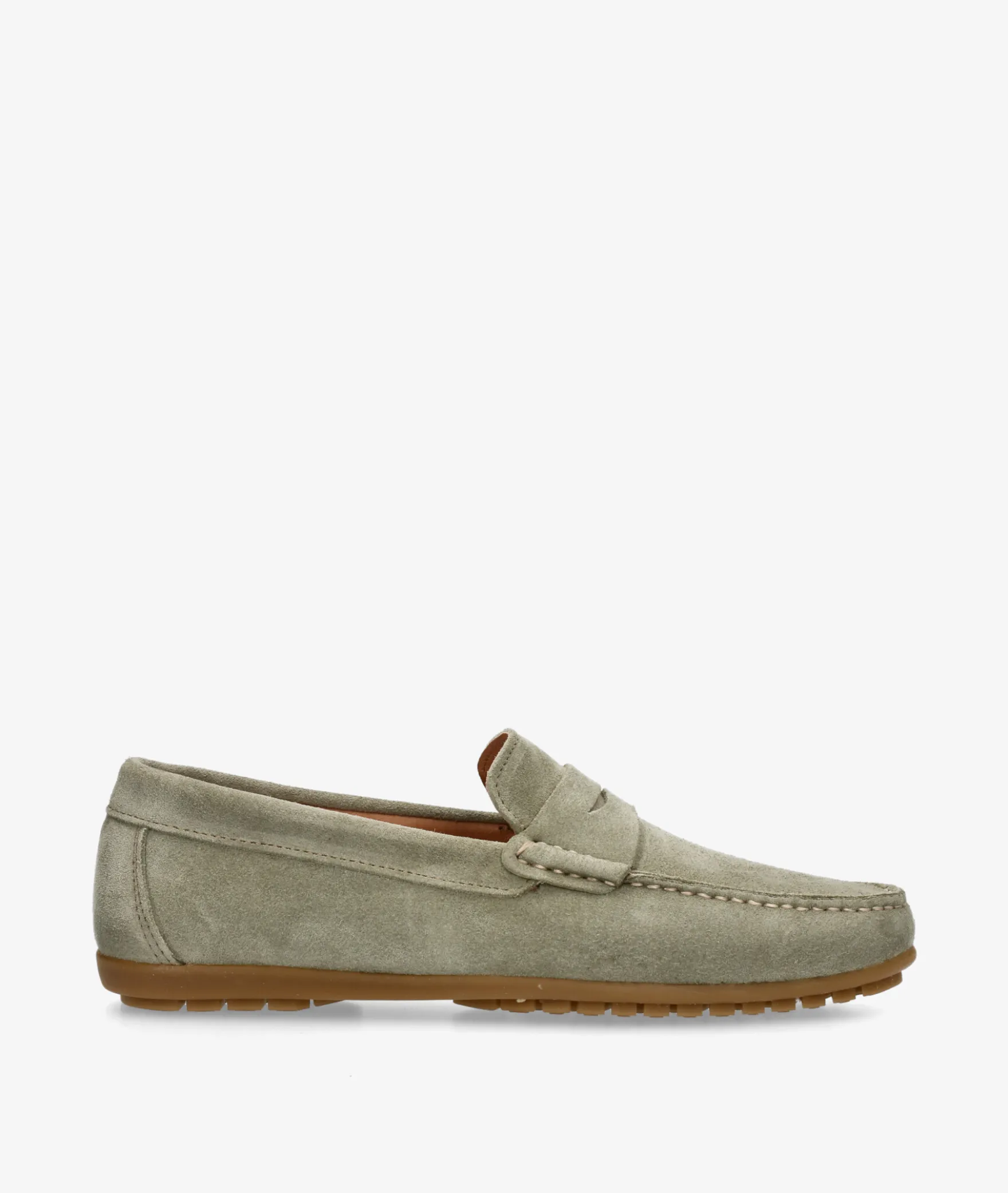Mocasines pabloochoa.shoes 82223 en serraje kaki