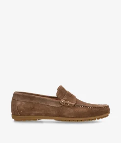 Mocasines pabloochoa.shoes 82223 en serraje marrón