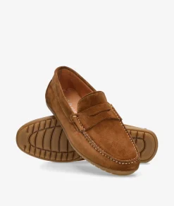 Mocasines pabloochoa.shoes 82223 en serraje cuero