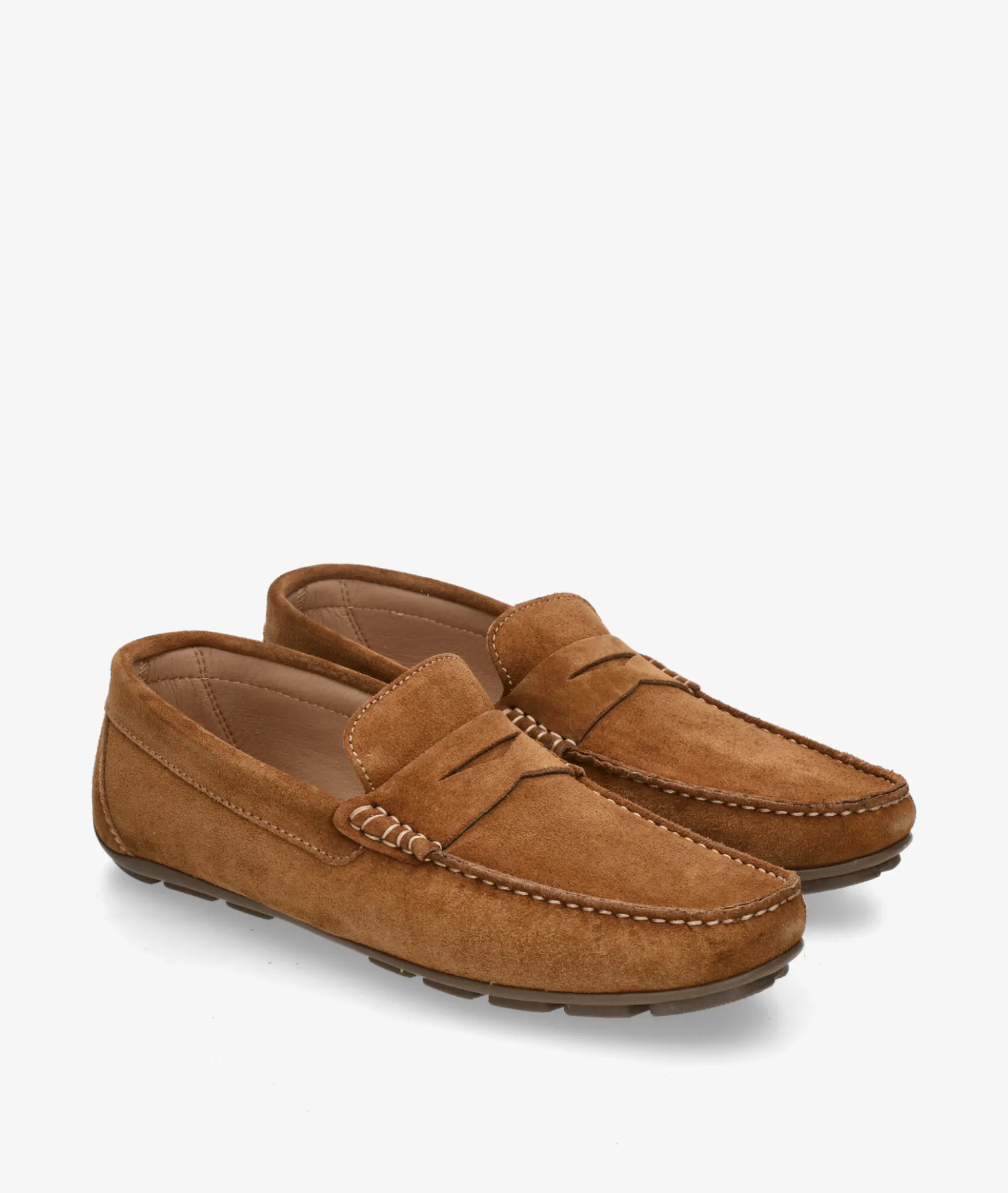 Mocasines Traveris 33720 en serraje cuero