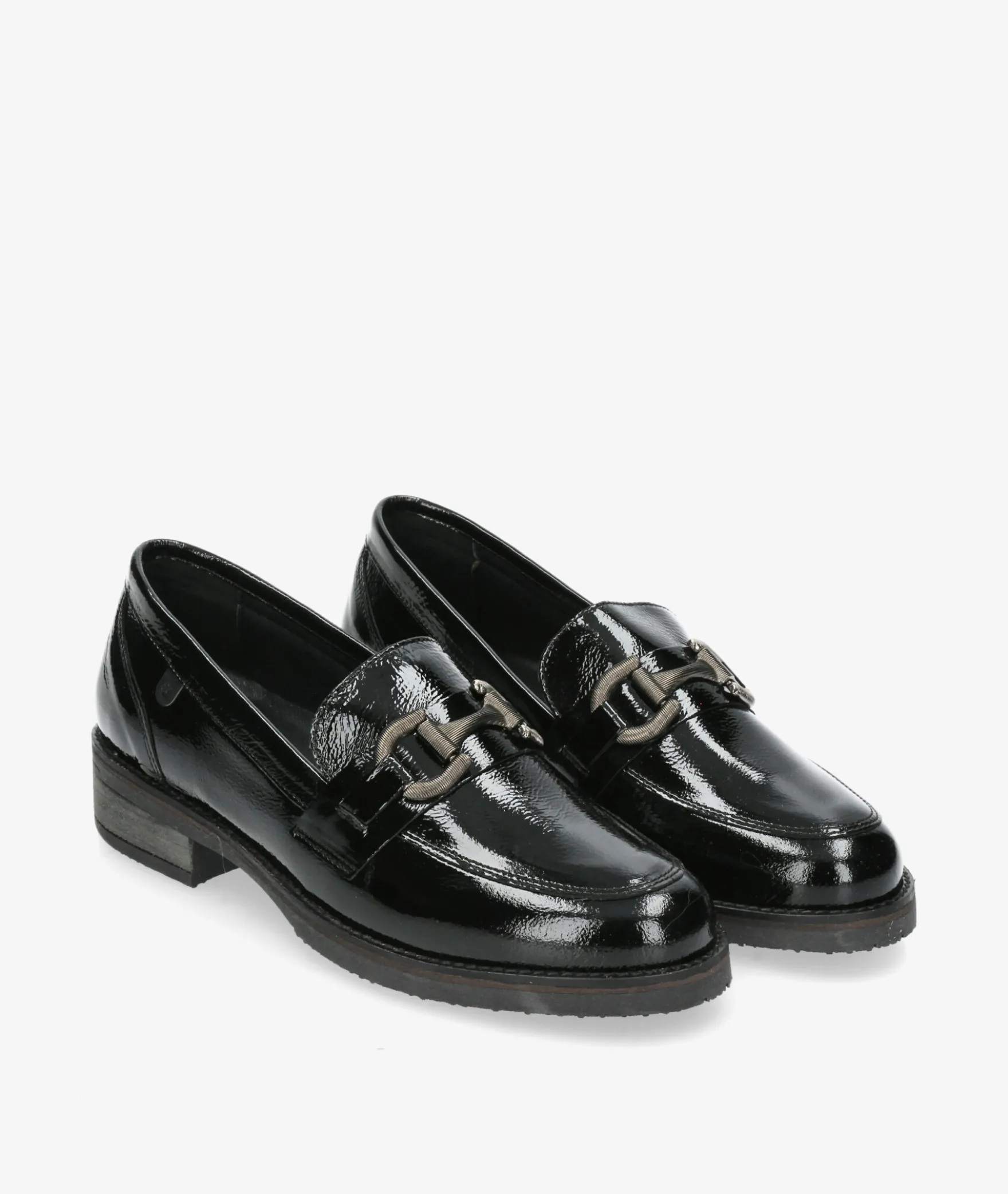 Mocasines Valeria´s 1537 en charol negro