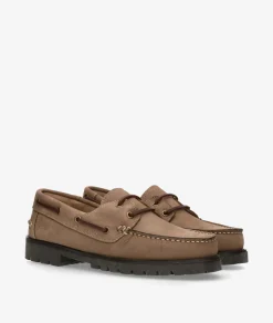 Naúticos Traveris 84887 en nobuck taupe