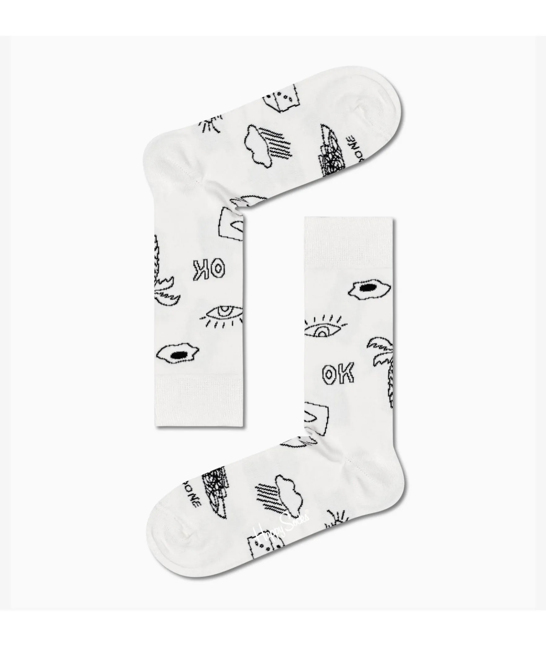 Pack de calcetines HAPPY SOCKS XBWH09-9100 en gris
