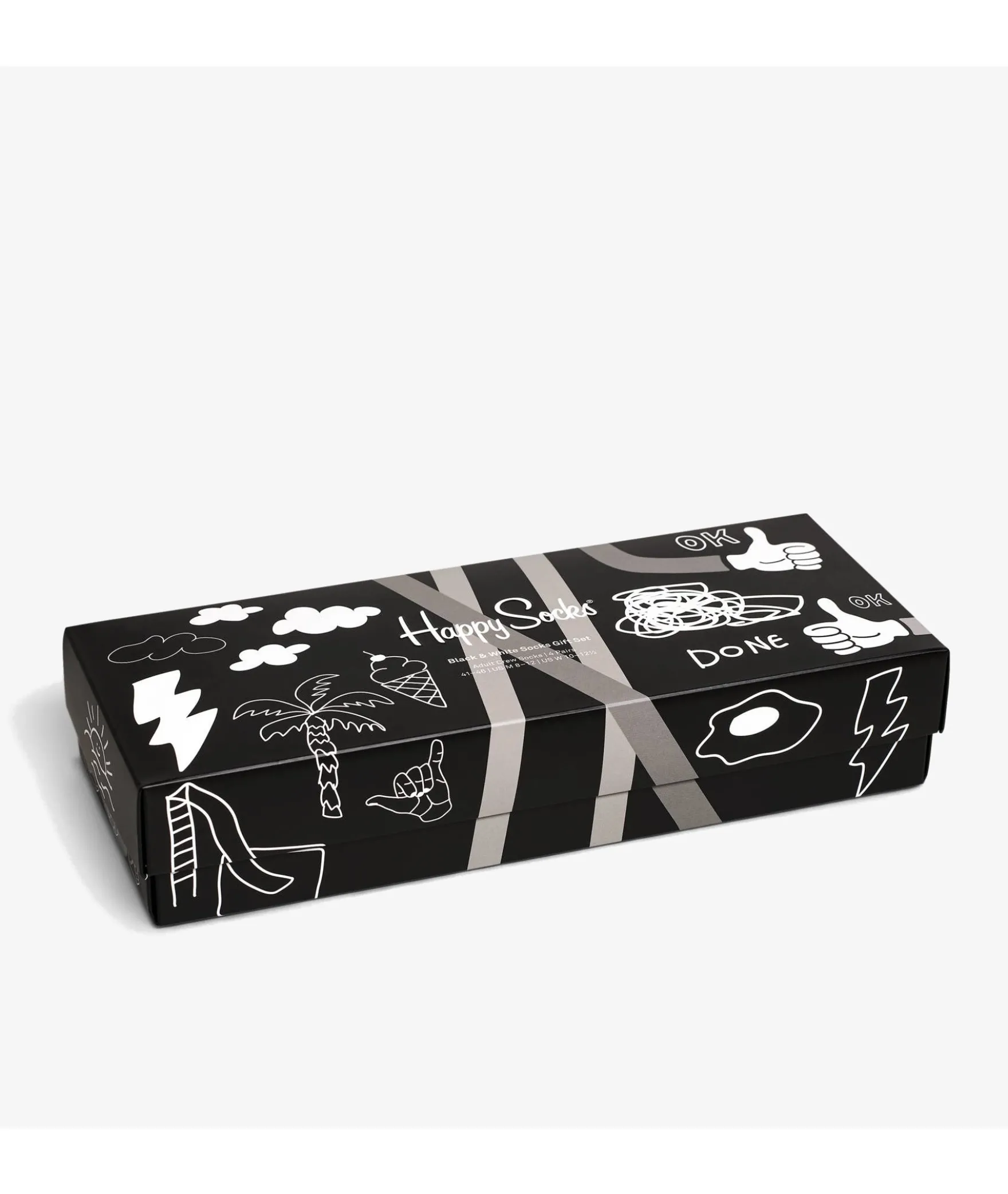 Pack de calcetines HAPPY SOCKS XBWH09-9100 en gris