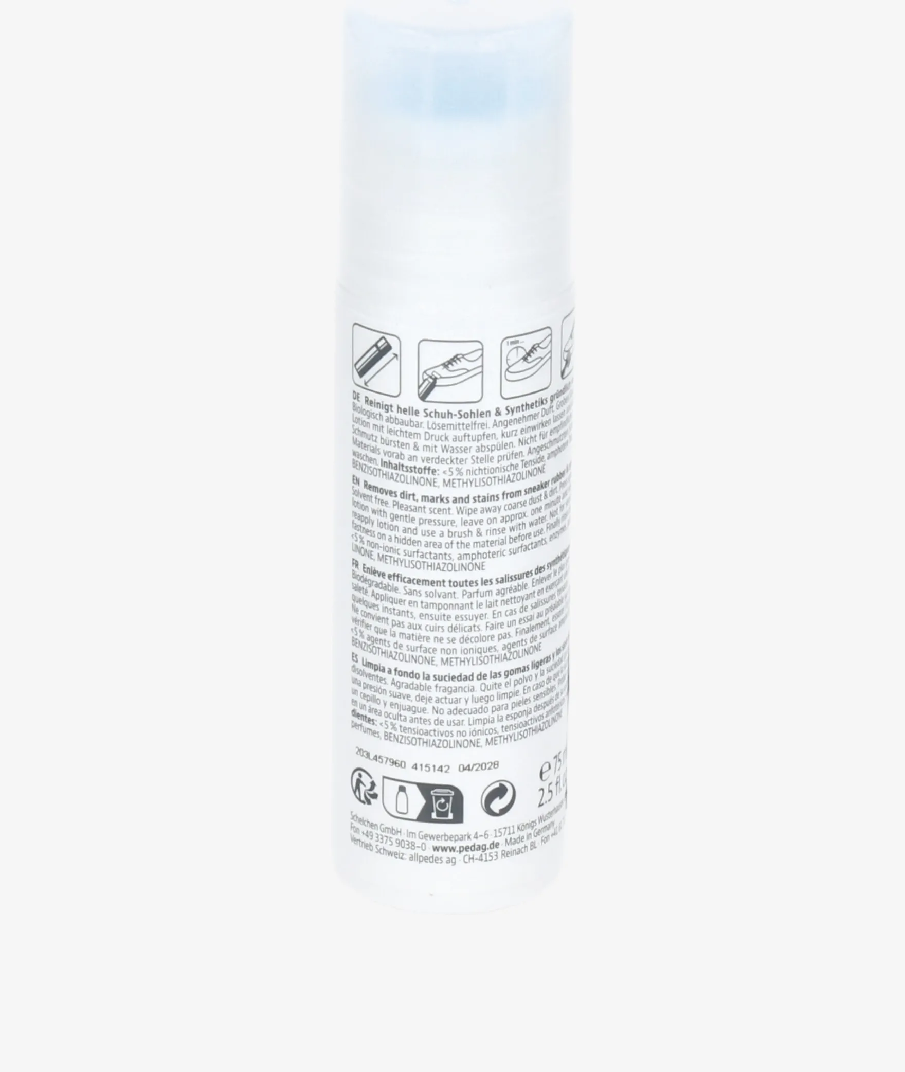 Producto de limpieza PEDAG 831 SNEAKER CLEANER 75