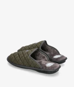Zapatillas de casa Bio Relax1448 en caki