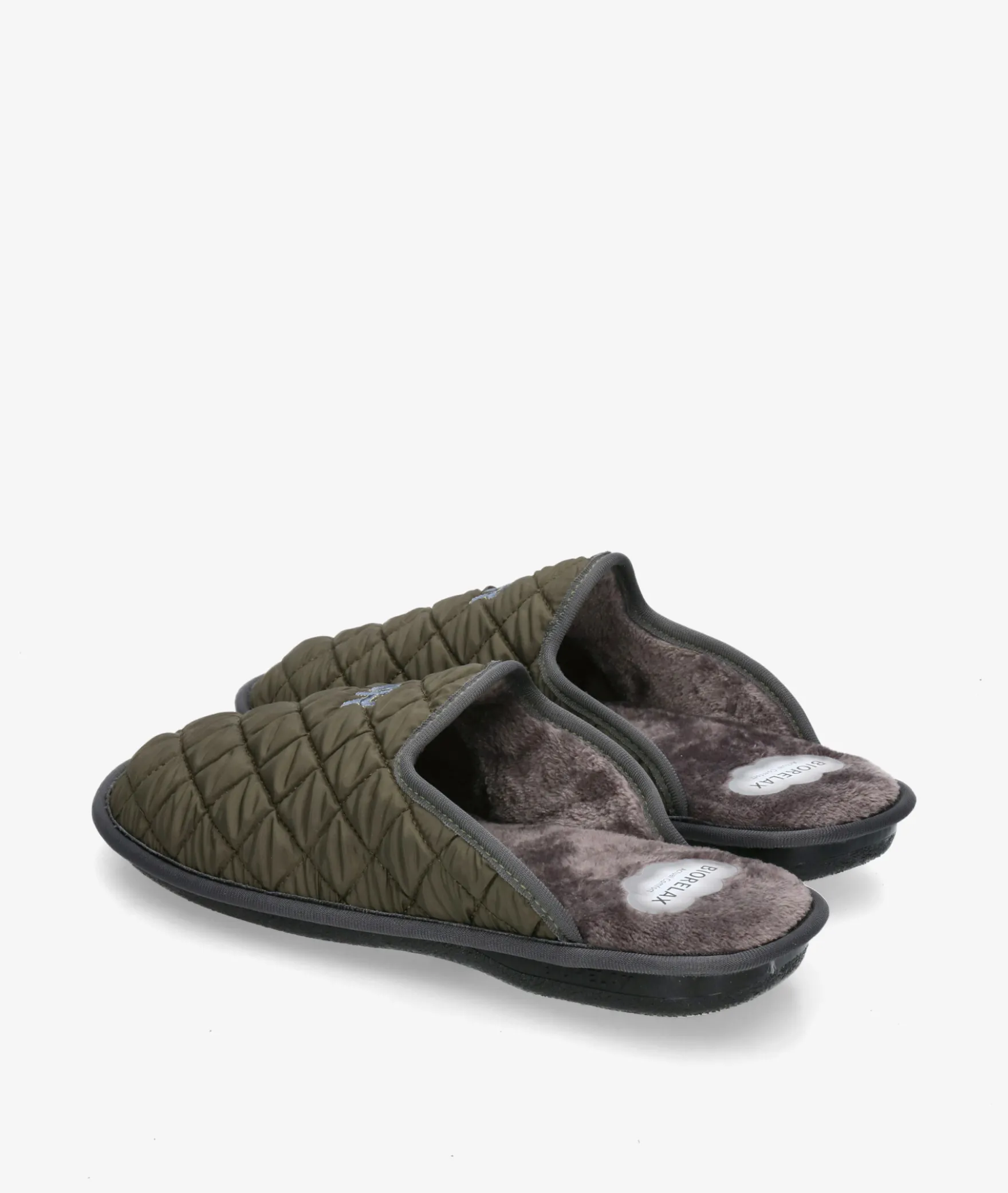 Zapatillas de casa Bio Relax1448 en caki
