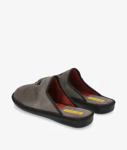 Zapatillas de casa Nordikas236/F en serraje gris