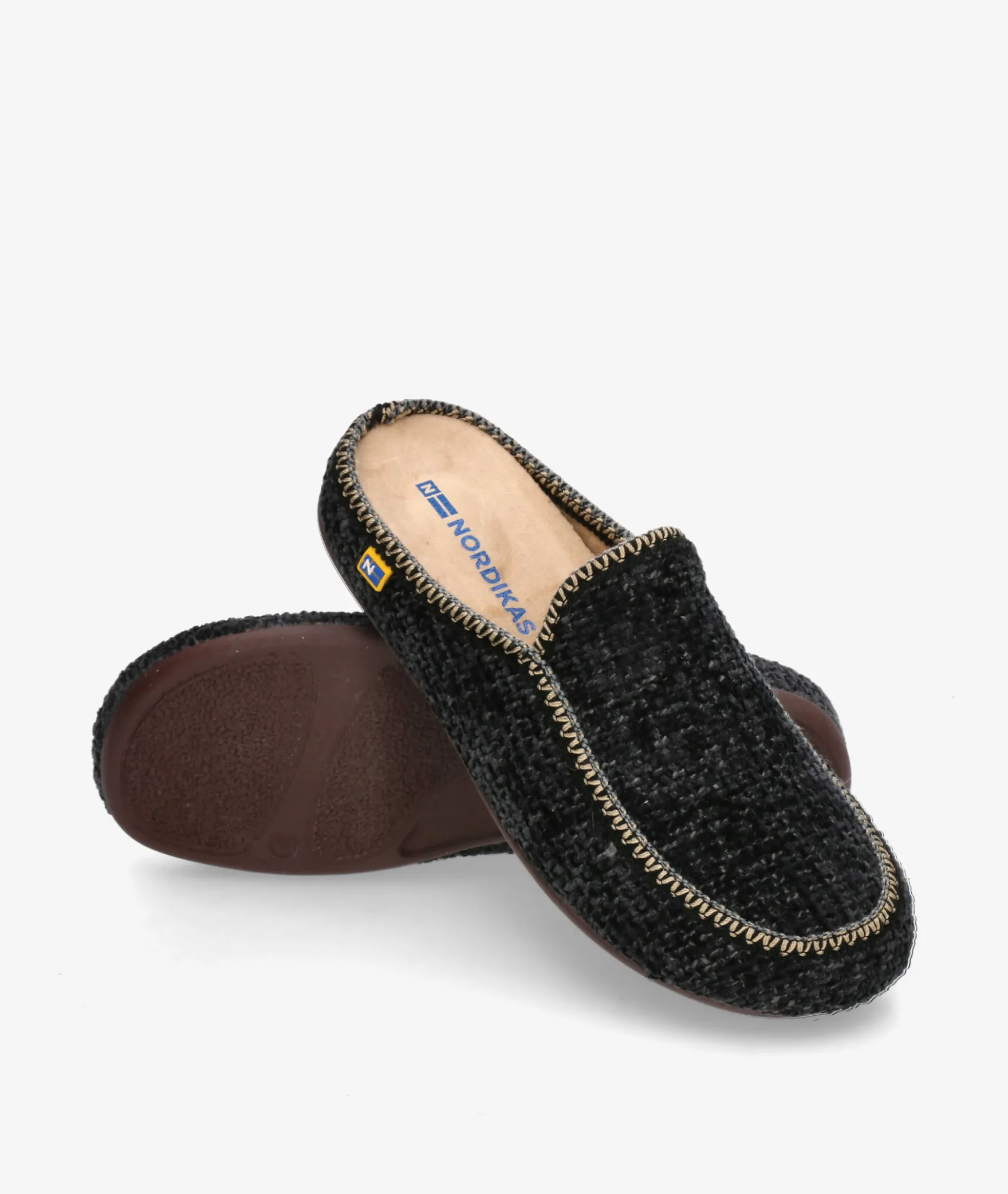 Zapatillas de casa Nordikas2195 en negro