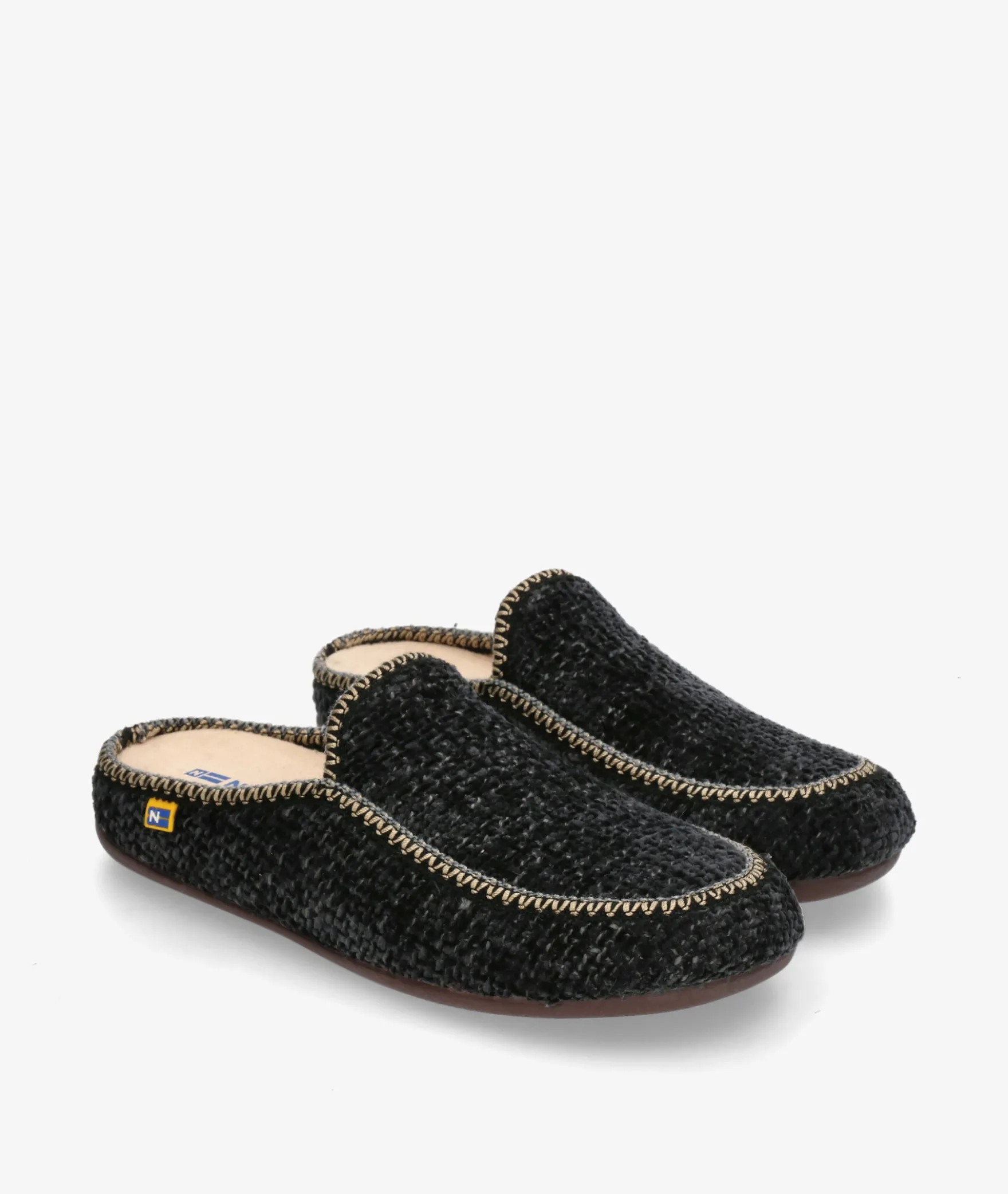 Zapatillas de casa Nordikas2195 en negro