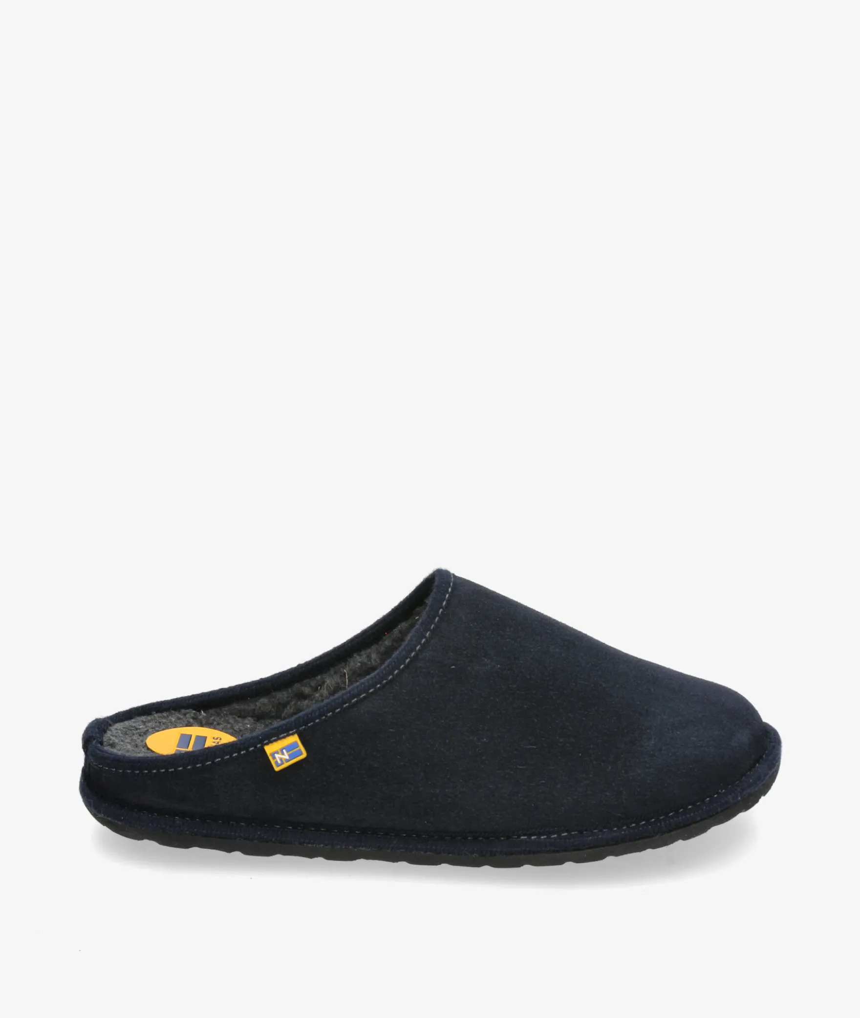 Zapatillas de casa Nordikas2217 en serraje azul