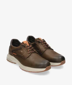 Zapatos casual Fluchos F2067 en nobuck marrón