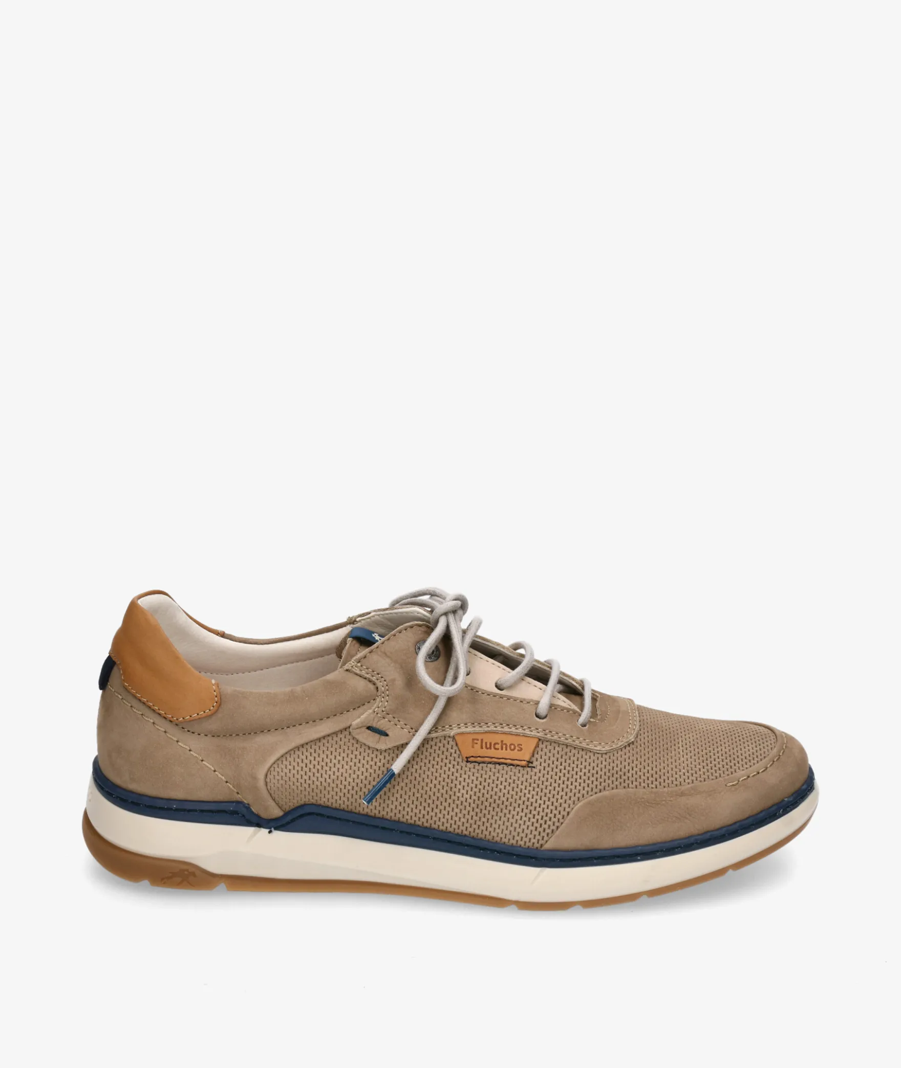 Zapatos casual Fluchos F2210 en nobuck taupe