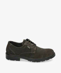Zapatos casual Imac 850309 en serraje marrón