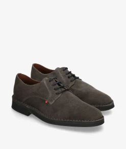 Zapatos casual Kénnebec BLUCHER 2600 SIN FESTON en serraje gris