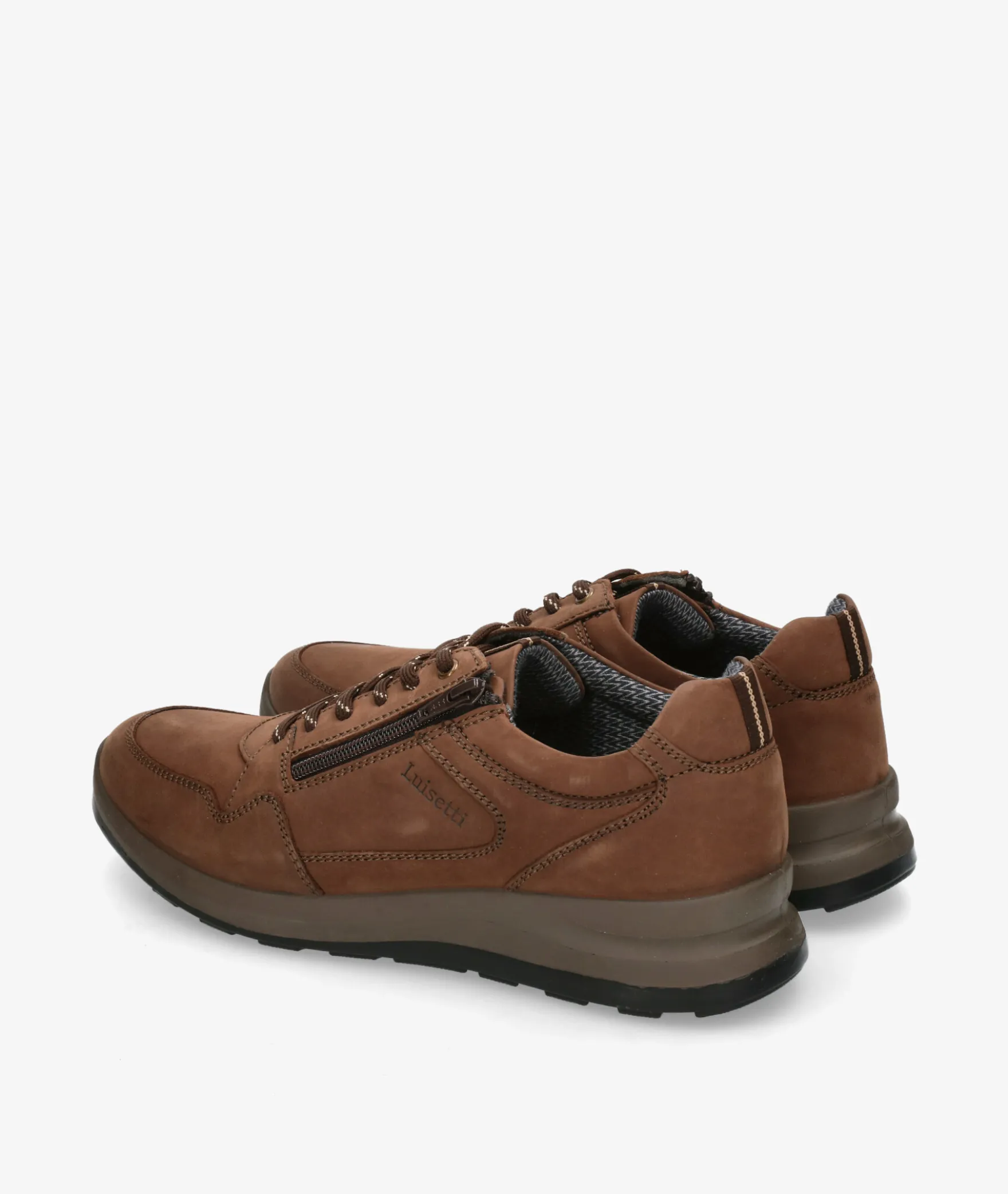 Zapatos casual LUISETTI 39403 NO en nobuck líbano