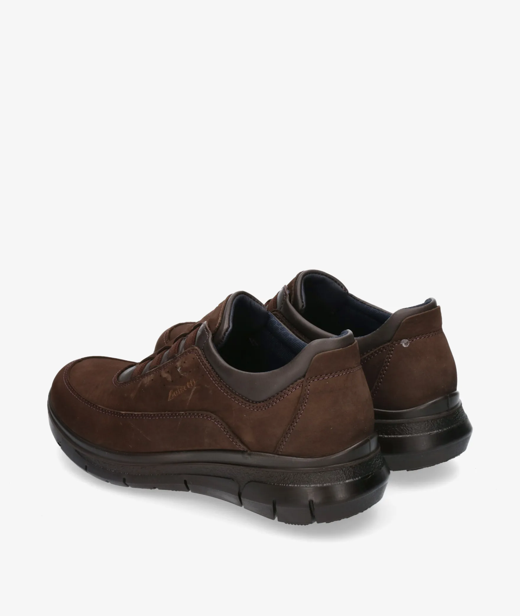 Zapatos casual LUISETTI 36101 NO en nobuck marrón