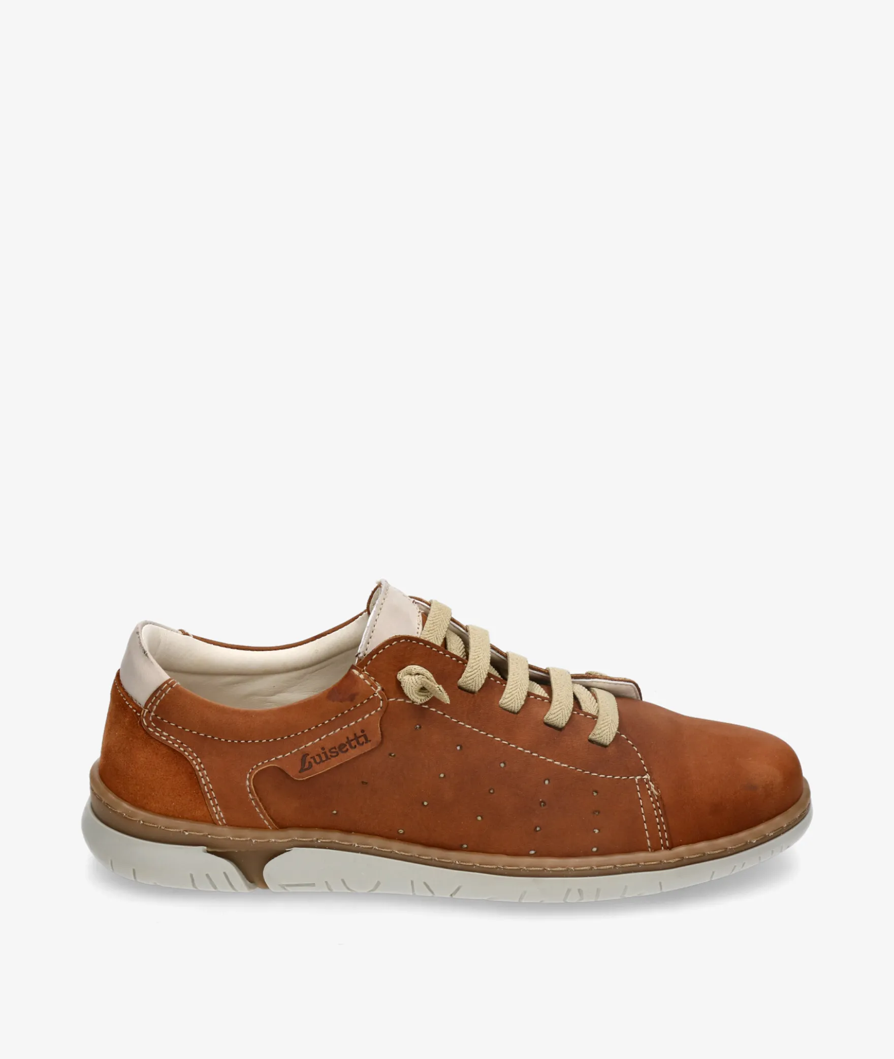 Zapatos casual LUISETTI 38304 GS en nobuck cuero
