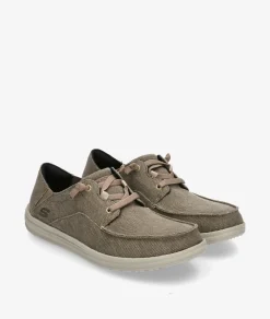 Zapatos casual Skechers 66384 en topo