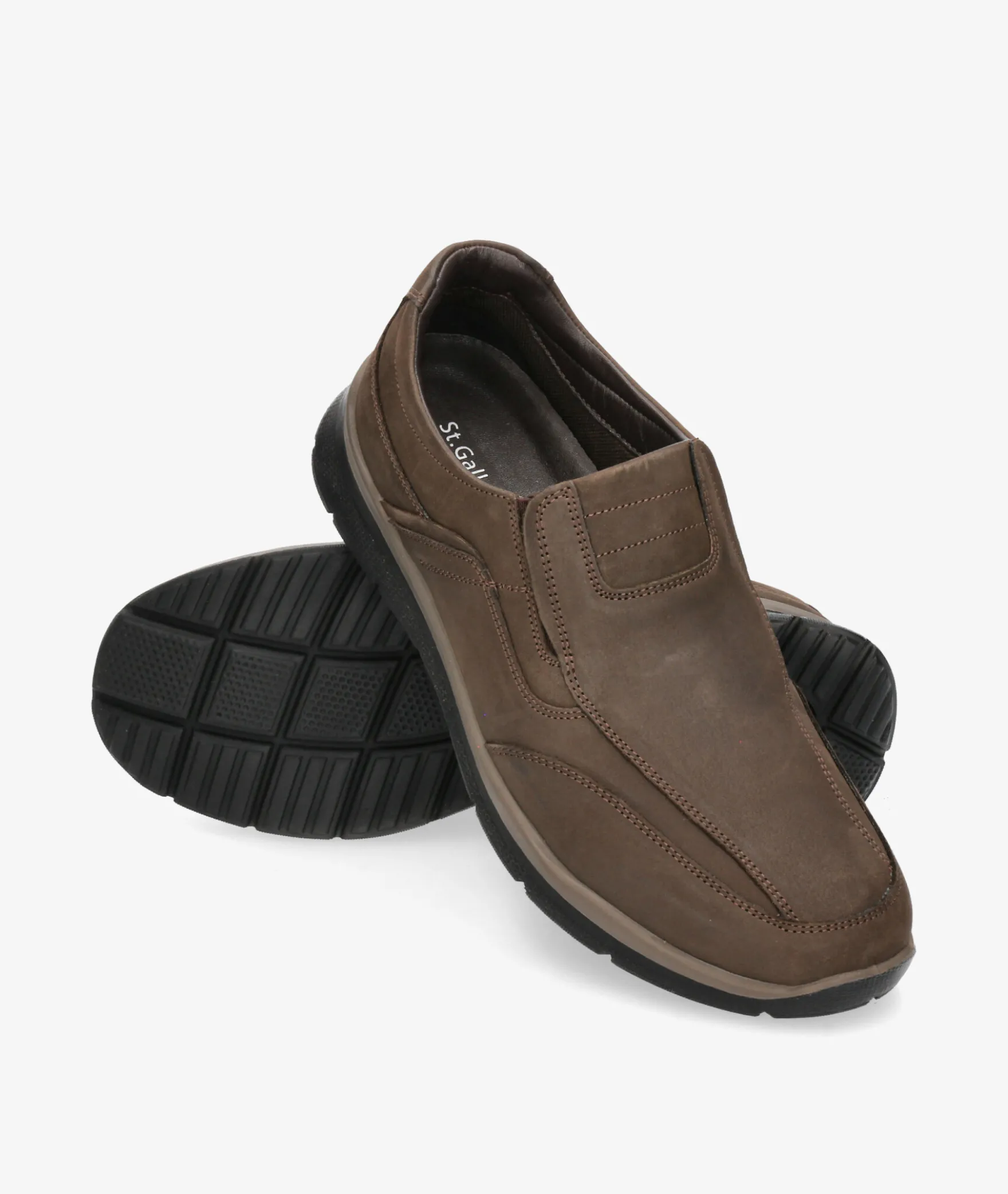 Zapatos casual St. Gallen DINO-08 en marrón