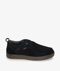 Zapatos casual St. Gallen POLI-01 en serraje azul