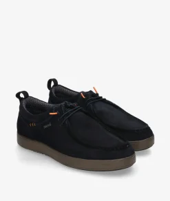 Zapatos casual St. Gallen POLI-01 en serraje azul