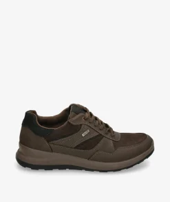 Zapatos casual St. Gallen NETO-03 en nobuck marrón