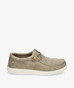 Zapatos casual Walk in Pitas WP150 WALLABY WASHED en topo