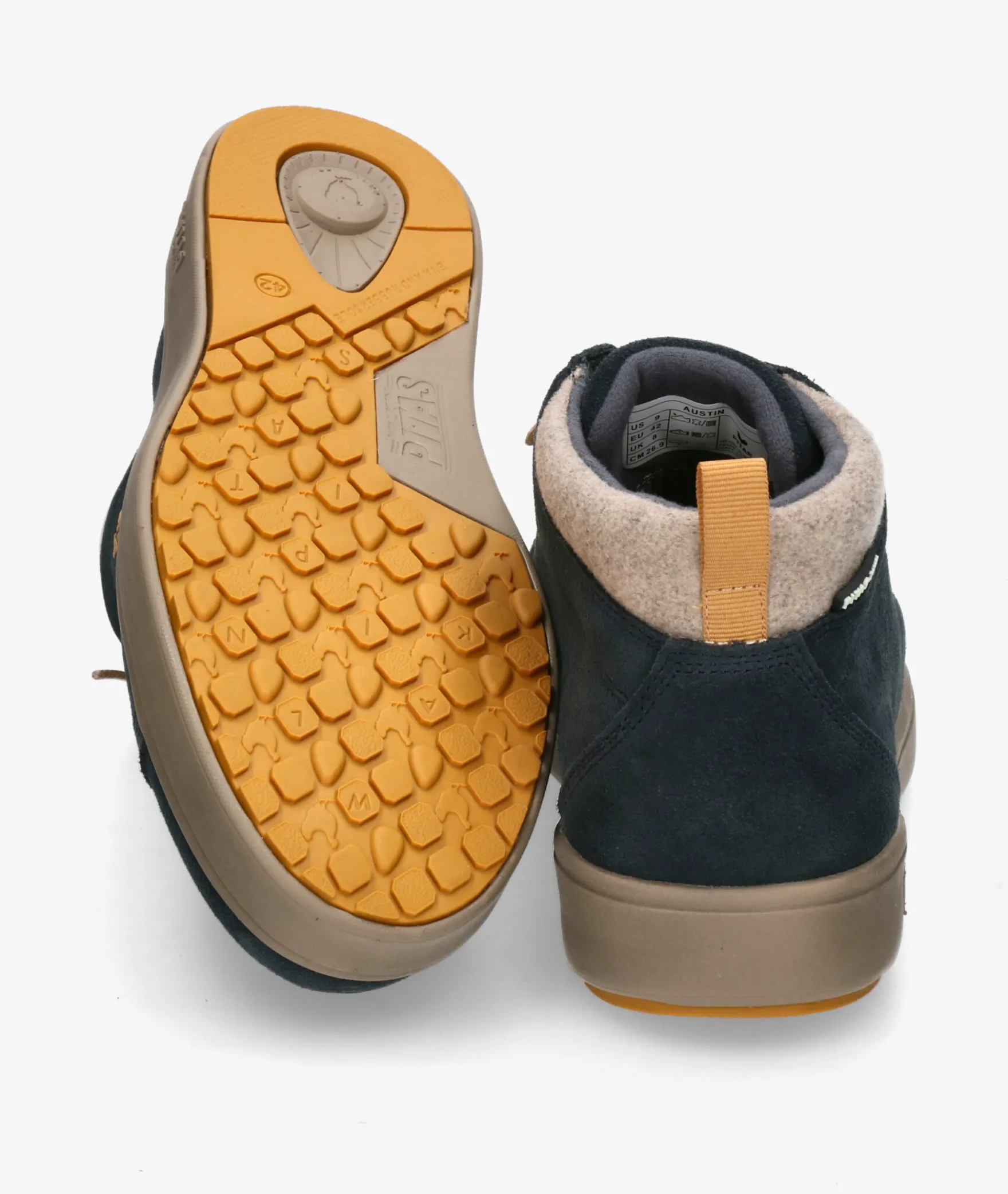 Zapatos casual Walk in Pitas AUSTIN en serraje azul
