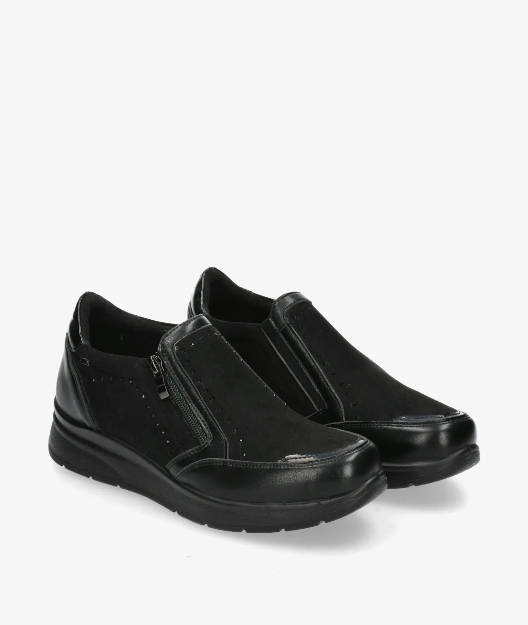 Zapatos confort Amarpies 29351 en negro