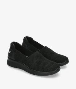 Zapatos confort Amarpies 30034 en negro