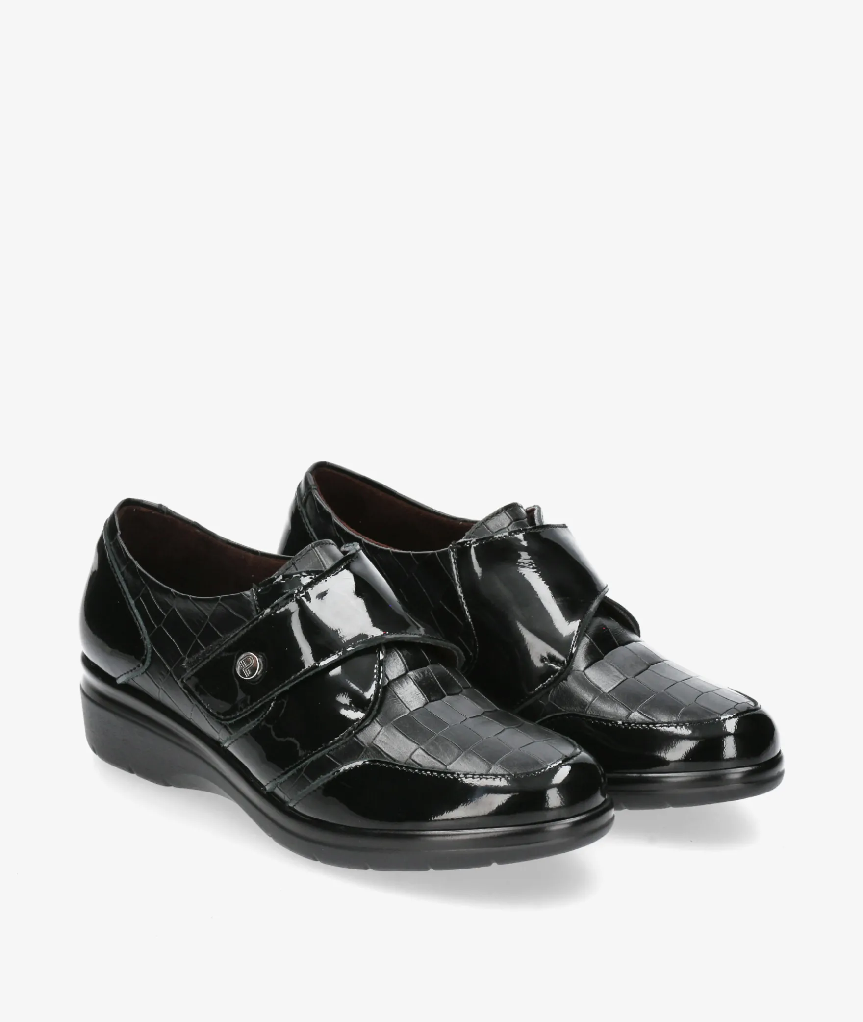 Zapatos confort Pitillos 10025 en negro