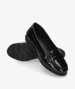 Zapatos confort St. Gallen ABRIL 20-10-15539 en coco negro