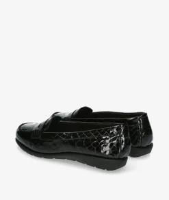 Zapatos confort St. Gallen ABRIL 20-10-15539 en coco negro