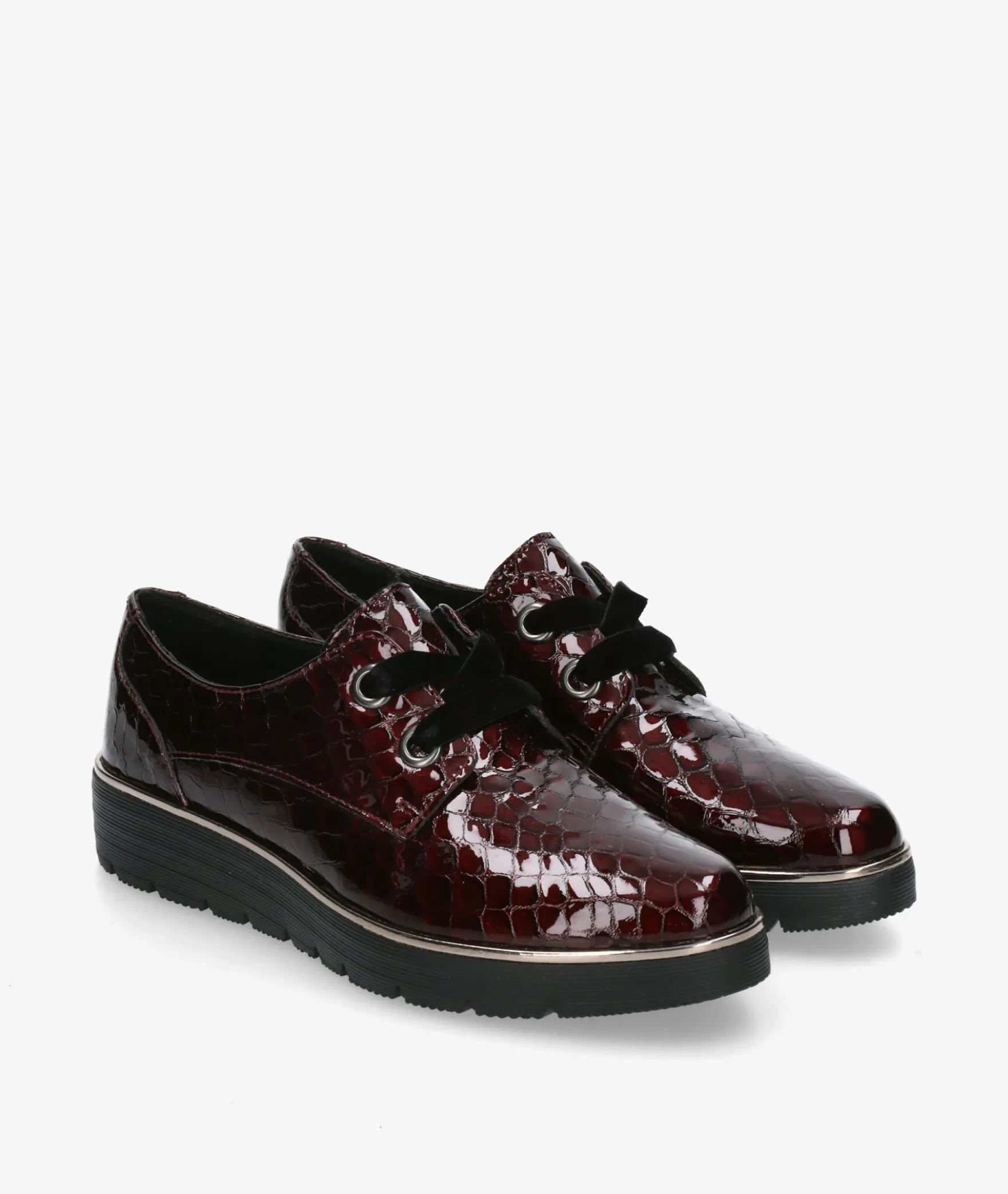 Zapatos confort St. Gallen ADELE 18-10-11727 en coco burdeos