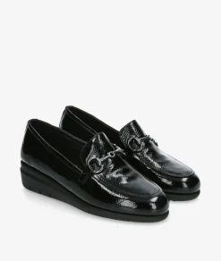 Zapatos confort St. Gallen ESTRIBI 23-05-21771 ART 19541 en charol negro