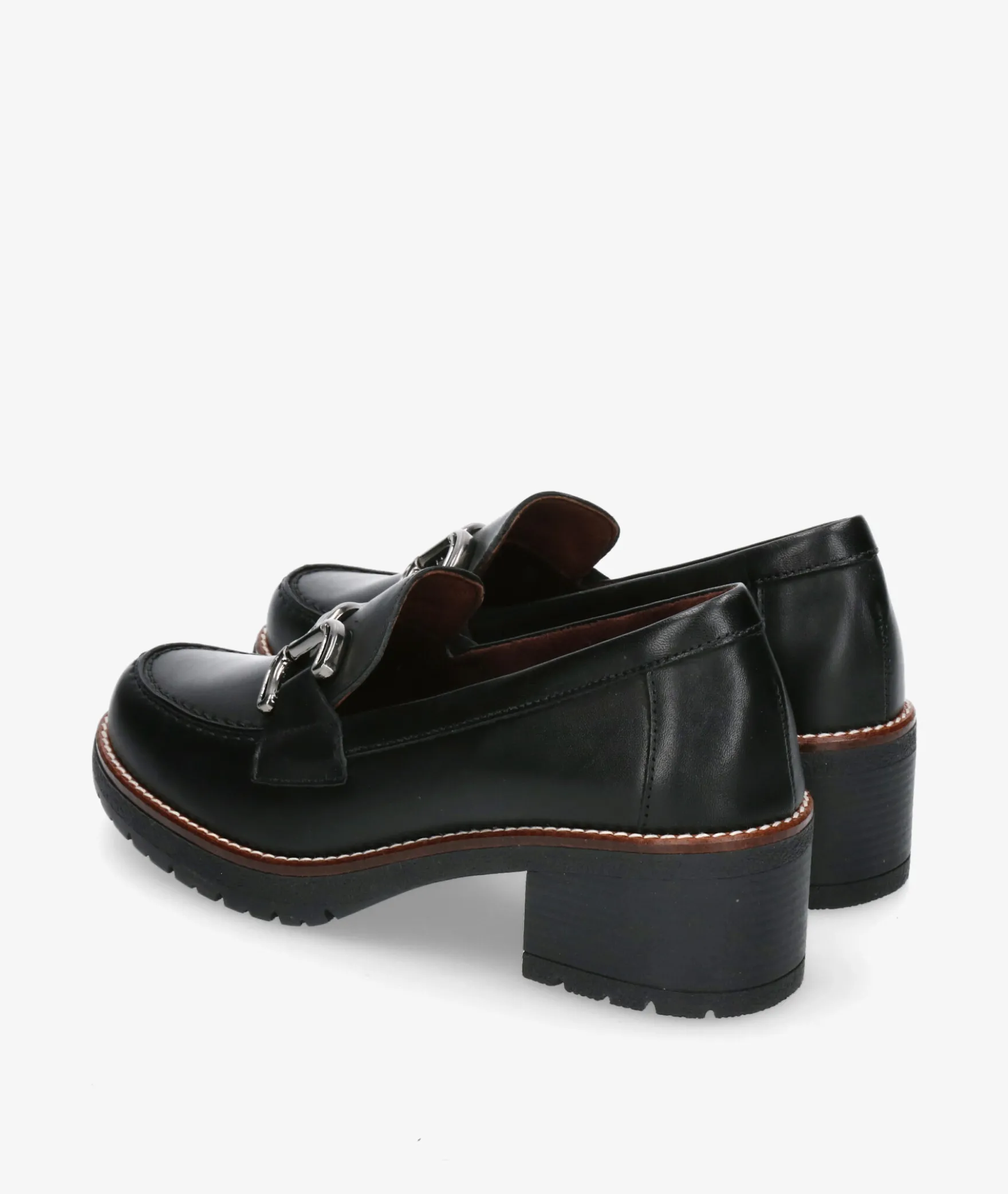 Zapatos de tacón Blanco y negro 20220 en negro