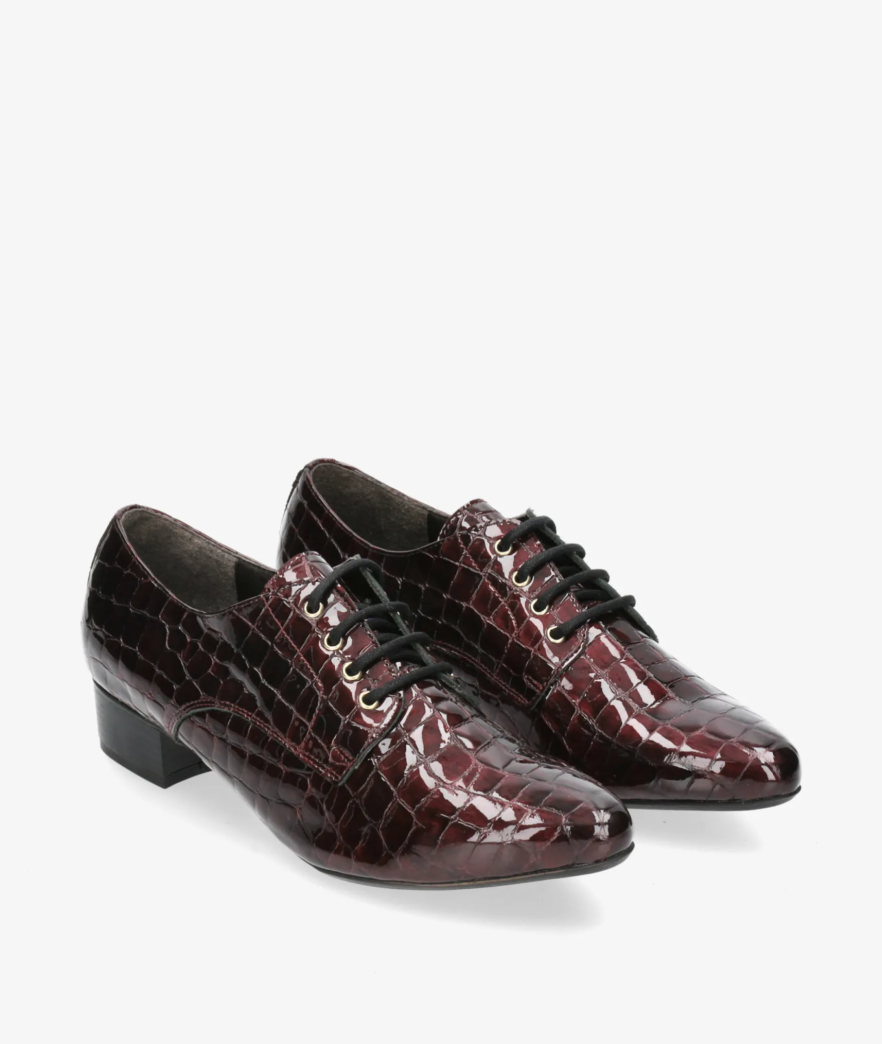 Zapatos de tacón Kénnebec 684 OJETES en charol burdeos